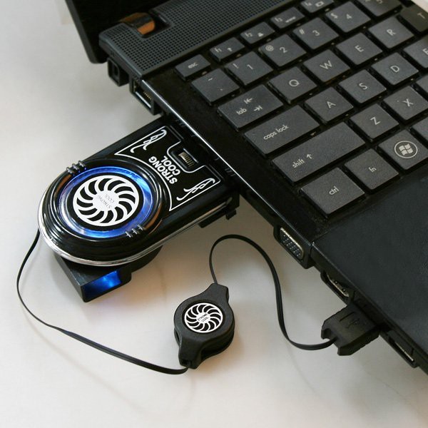Quạt hút gió tản nhiệt laptop StrongCool Dây USB thu gọn