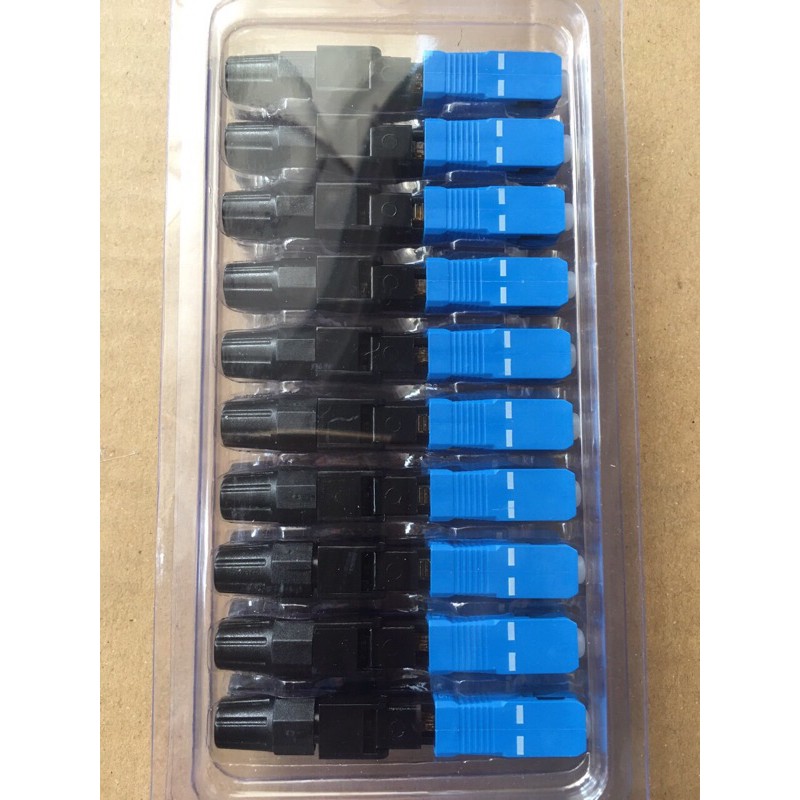 10 đầu Fast Connector SC / UPC Cao Cấp Bảo Hành Lâu Dài 1 Đổi 1