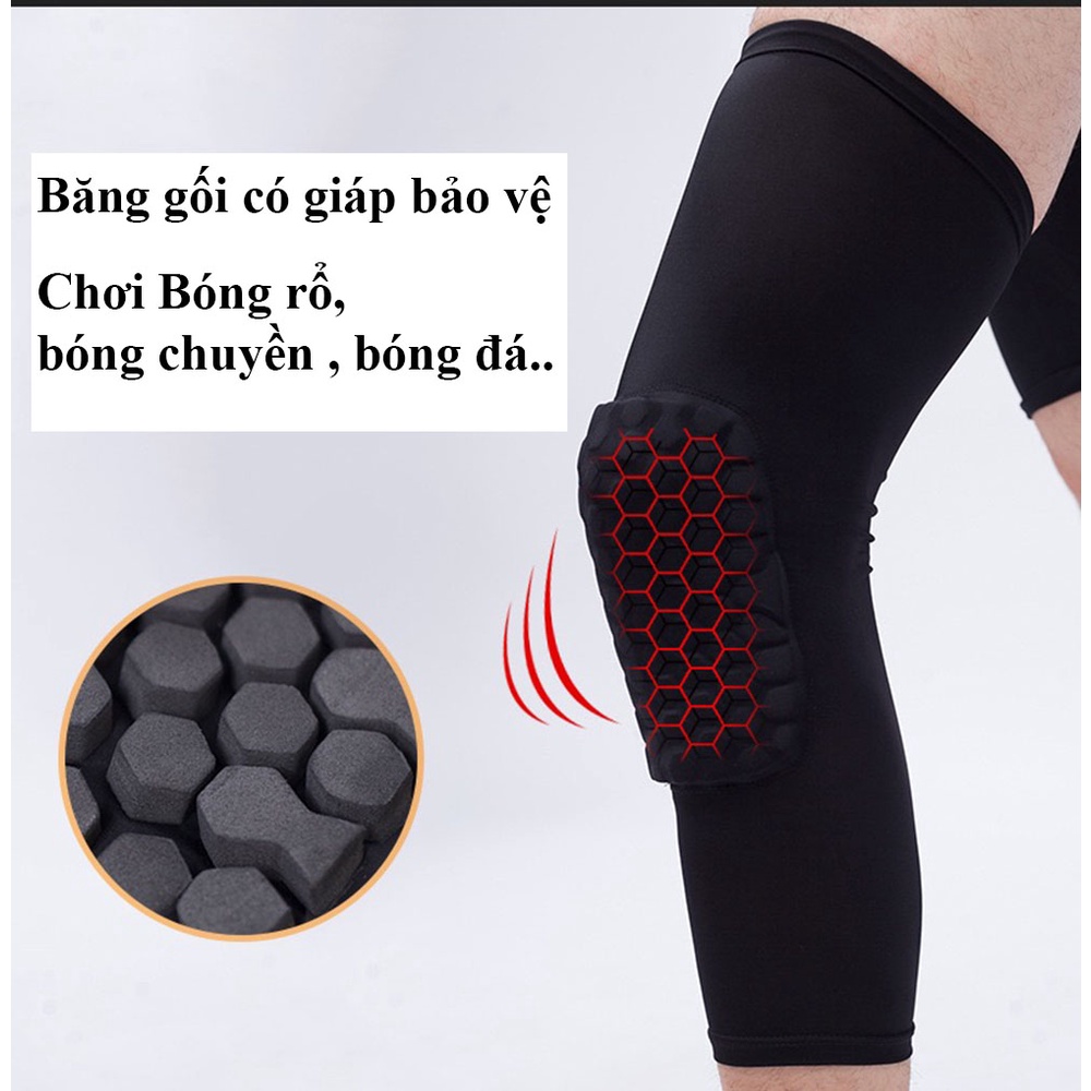 Bán lỗ xin 5 ⭐ - Băng đầu gối có giáp - Bó gối chống va đập, thấm hút thoát mồ hôi siêu nhanh- Bóng rổ, bóng chuyền...