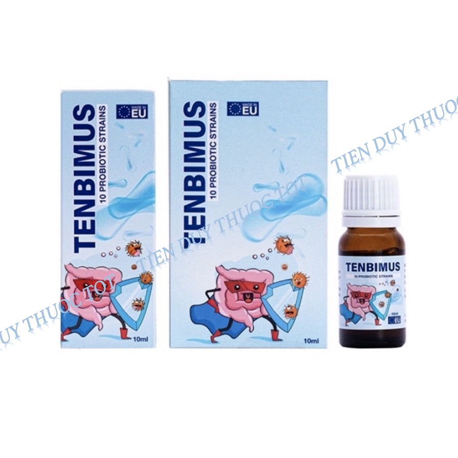 Men vi sinh 10 chủng Tenbimus - Giảm táo bón, tiêu chảy, rối loạn tiêu