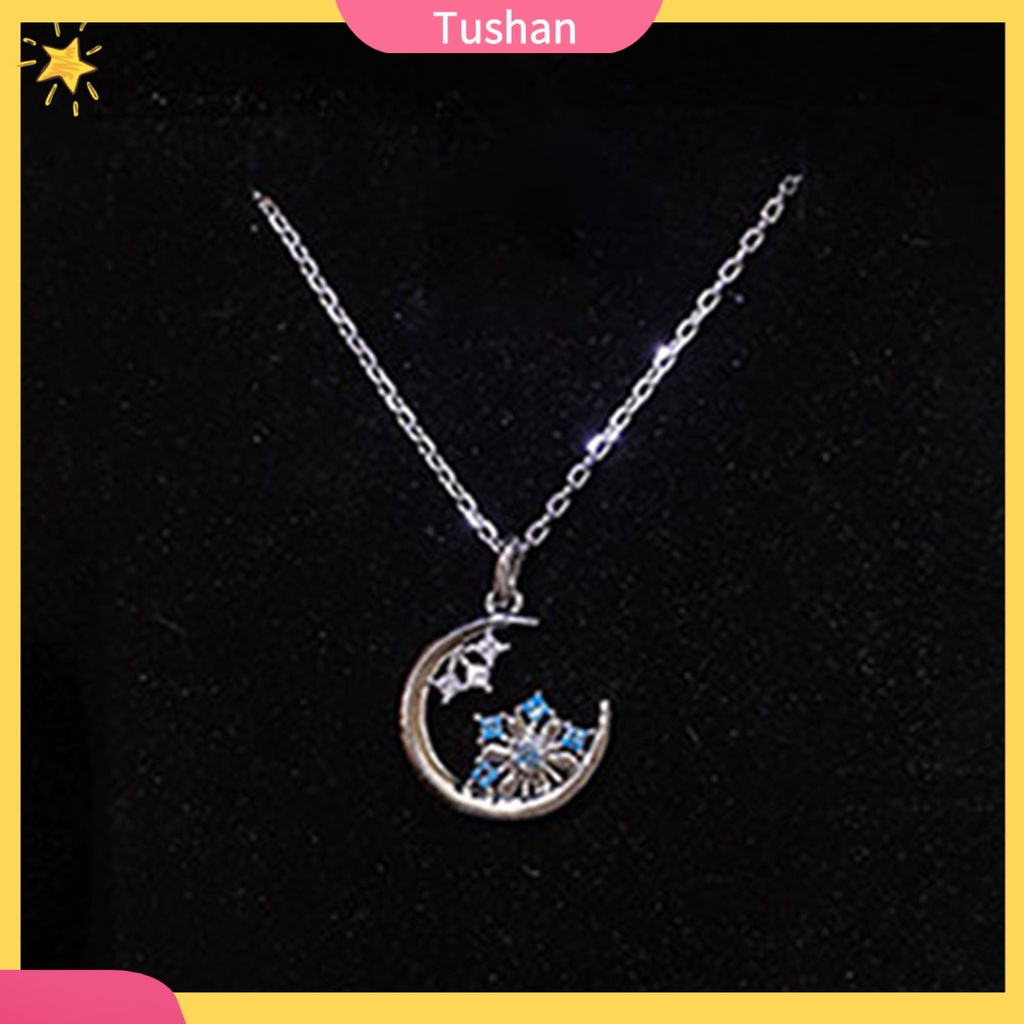 Vòng cổ mặt hình tròn chống mòn phong cách Hàn Quốc