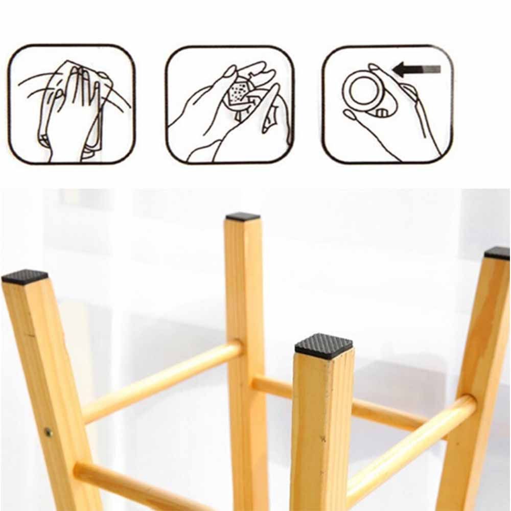 Aaron1 Set 48 Miếng Đệm Cao Su Lót Chân Bàn Ghế Bảo Vệ Sàn Chống Trượt Chống Trầy