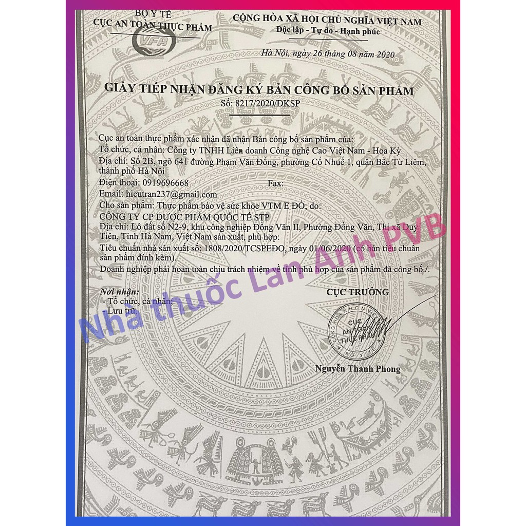 VTM E Đỏ (Hộp 30 viên) - Vitamin E đỏ giúp giữ ẩm và làm đẹp da. | BigBuy360 - bigbuy360.vn