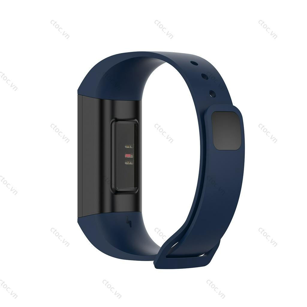 Dây Đeo Silicon Màu Trơn Thay Thế Cho Xiaomi Mi Smart Band 4C