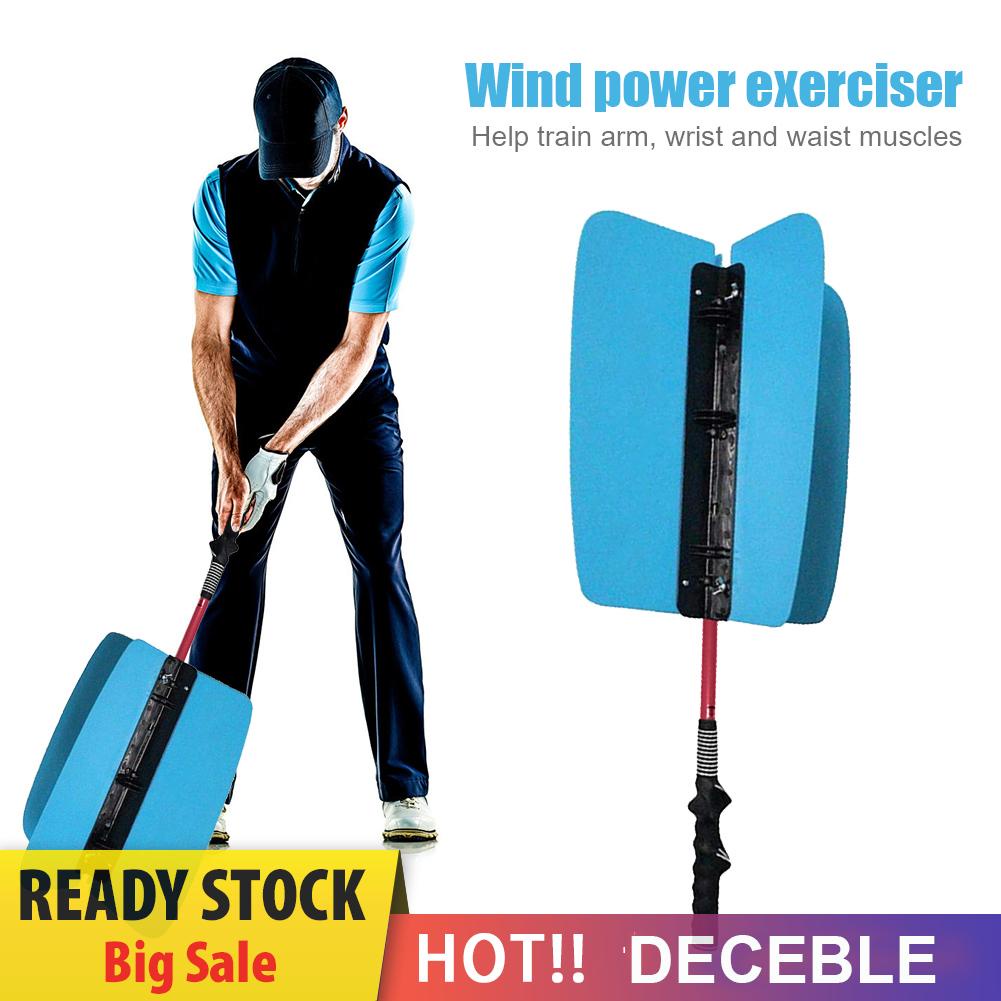 deceble Golf Speed Practice Training Fan Wind Resistance Golf Club Swing Power Aids