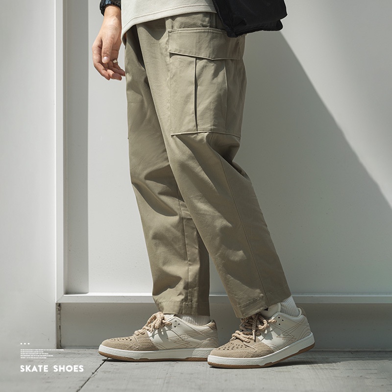 Giày thể thao MADEN vải denim thời trang mùa thu Nhật Bản cho cặp đôi 2022