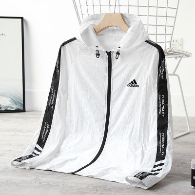 Áo Khoác Dù Adidas Siêu Mỏng Chống Tia Uv Cho Nam