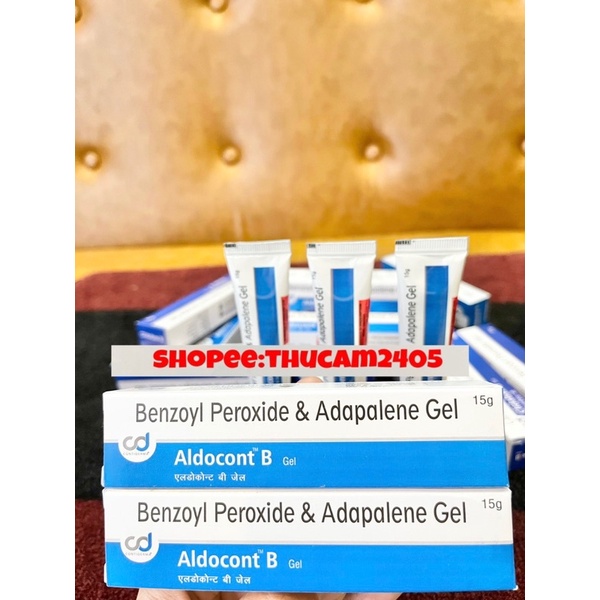 Kem Aldocont B hỗ trợ giảm mụn viêm,sưng, đỏ 15g .