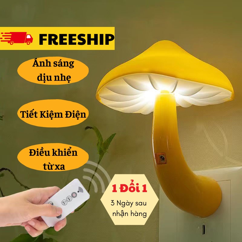 Đèn Ngủ Đèn Ngủ Thông Minh Có Điều Khiển Từ Xa Tiết KIệm Điện  KHO GIA DỤNG TRẦN PHÚ