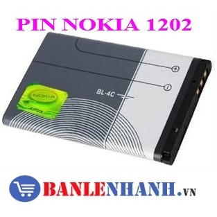 Pin Nokia 1202 BL-4C  [PIN NEW 100%, ZIN ]