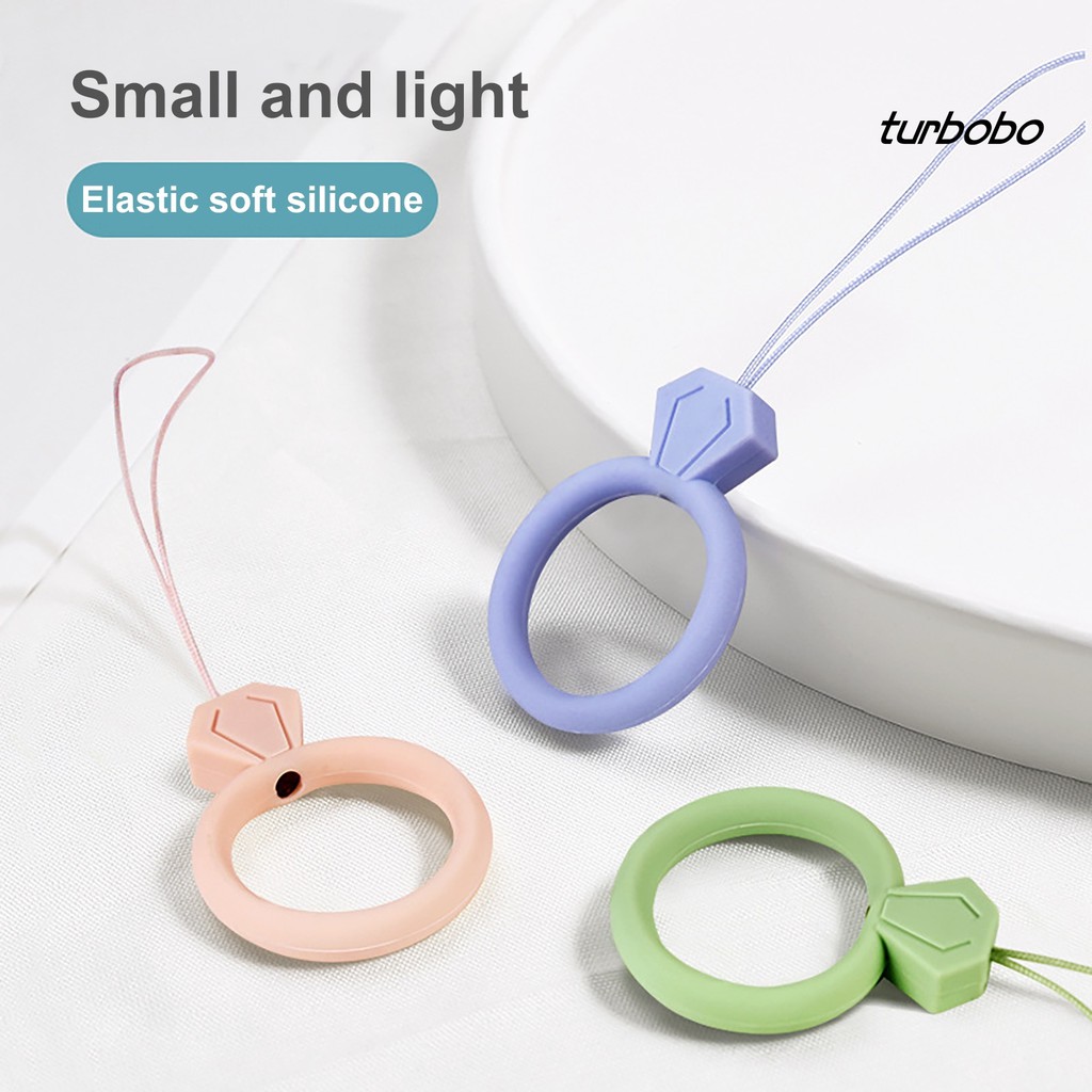 Set 2 dây đeo tay điện thoại silicone hình hoạt hình đáng yêu tiện dụng SJPJ