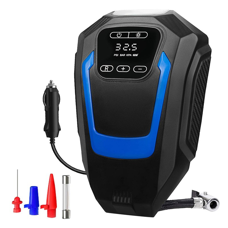 Tire Inflator Portable Air Compressor for Car Tire 12V Digital Touchscreen Air Pump for Motorcycle Tires Auto Shut Off