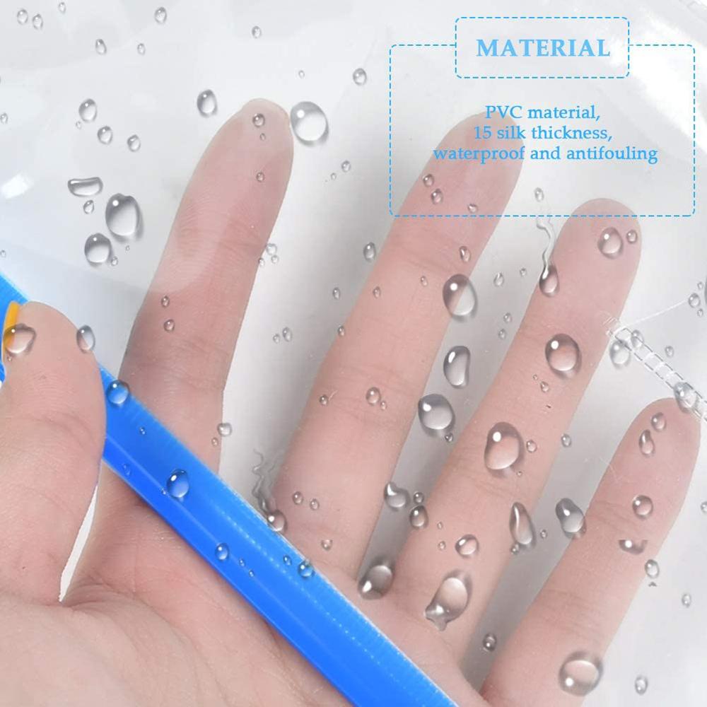 PEWANY Set 24 Túi Đựng Tài Liệu Khổ A4 Trong Suốt Chống Thấm Nước