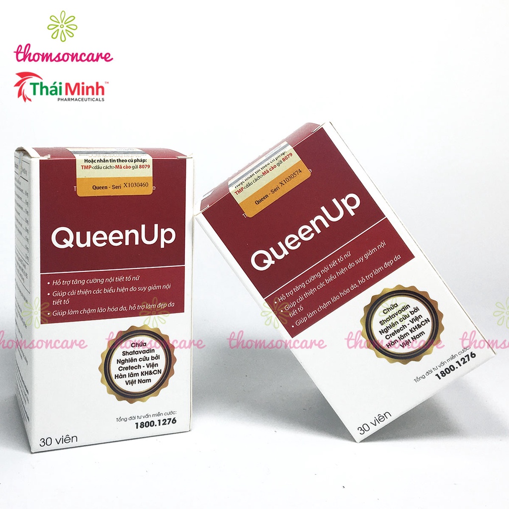 Queen up - Tăng cường nội tiết tố cho phụ nữ sau sinh, ngoài 30 tuổi, làm đẹp da, tăng sinh lý nữ từ Collagen Queenup