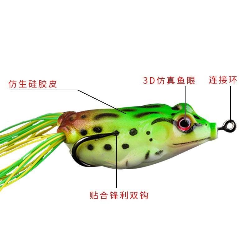 Mồi câu lure có thìa Nhái hơi câu cá lóc, chuối sộp siêu rẻ MG7 đồ câu FISHING_HD