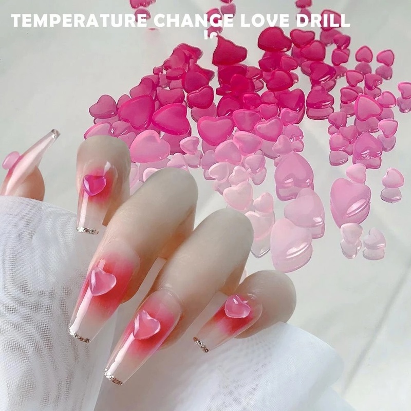 Hộp 7 Ngăn Miếng Dán Trang Trí Móng Tay 3D Hình Nơ Xinh Xắn