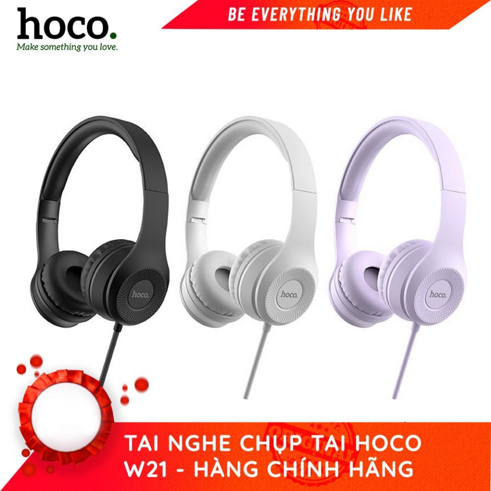 Tai nghe nhét Tai Nghe Chụp Tai HOCO W21 Cao Cấp Hàng Chính Hãng sạc không dây