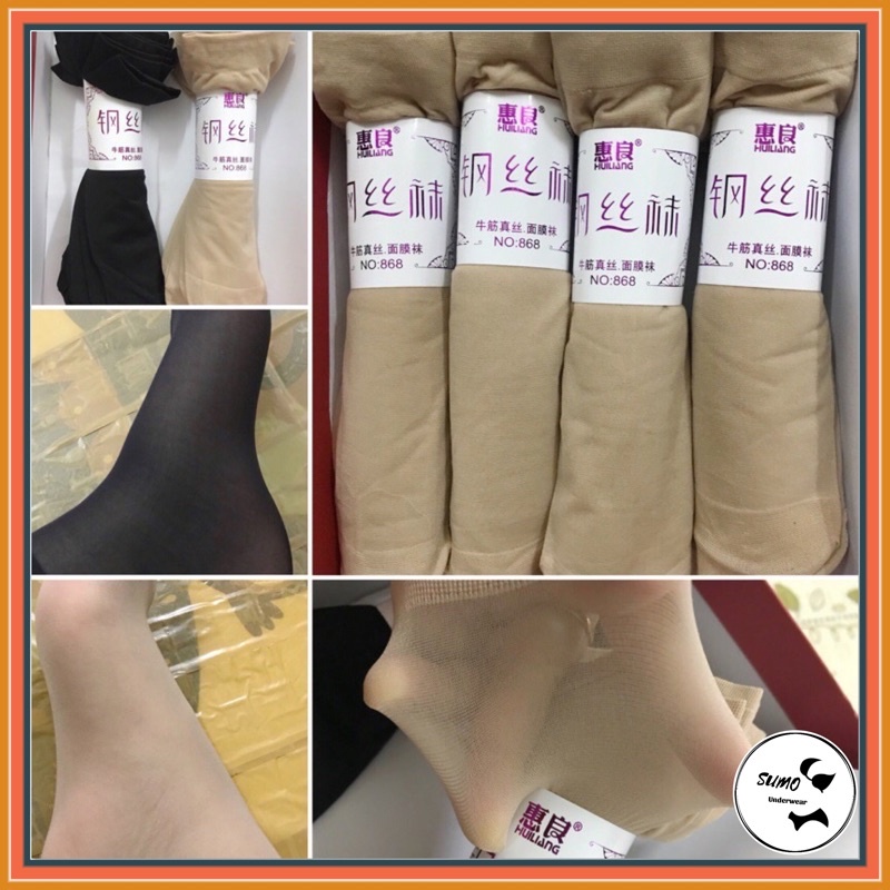 Combo 10 đôi tất da chân hàn quốc mỏng dai.