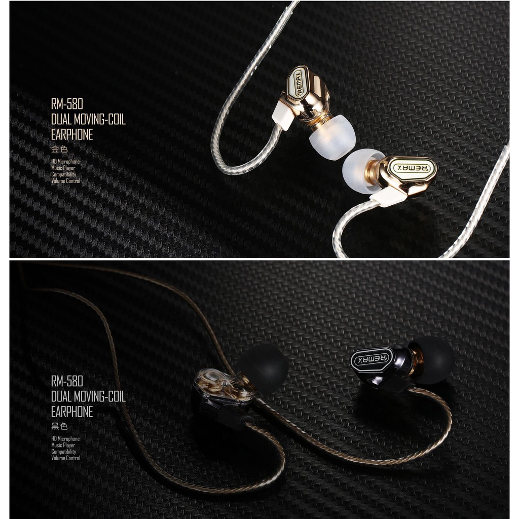 TAI NGHE THỜI TRANG IN-EAR REMAX RM-580