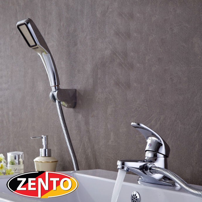 Bộ vòi chậu lavabo kết hợp sen tắm nóng lạnh Zento ZT2042