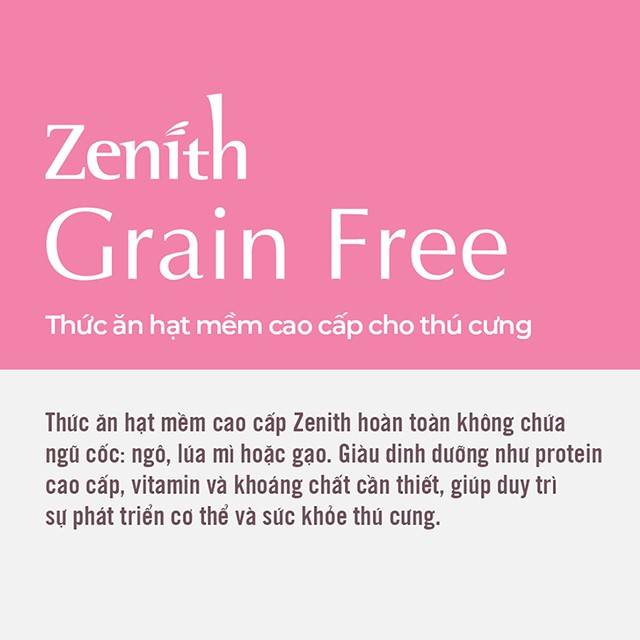 Thức Ăn Hạt Mềm Cho Chó Con ZENITH Gói Nhỏ 300g, 500g - Bao Bì Mới [IUpetshop]