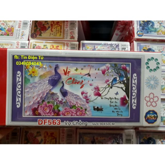 TRANH ĐÍNH ĐÁ VỢ CHỒNG 90 X 50