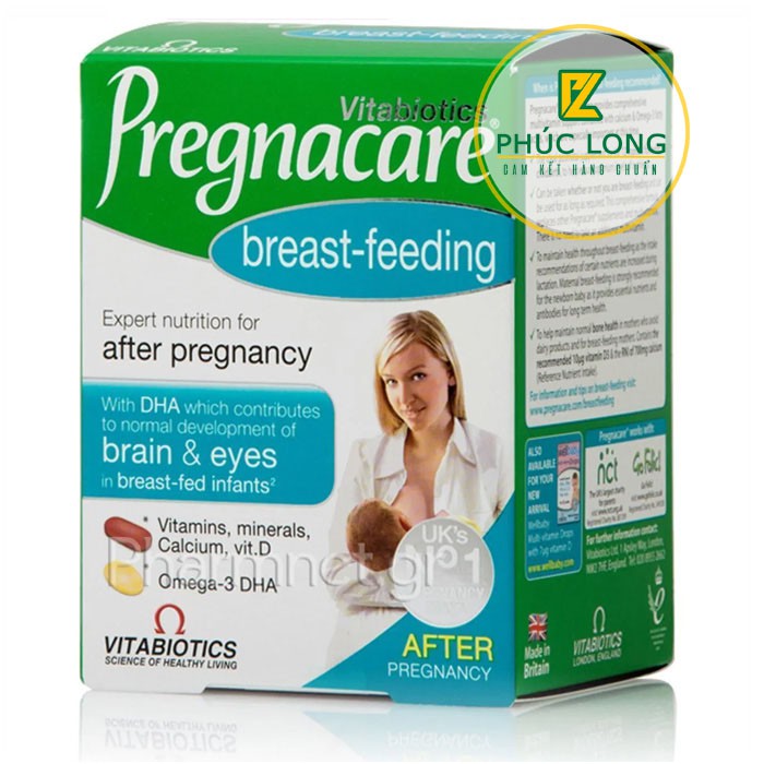 Vitamin tổng hợp Pregnacare Breast feeding Bú Anh 84 viên (date xa)