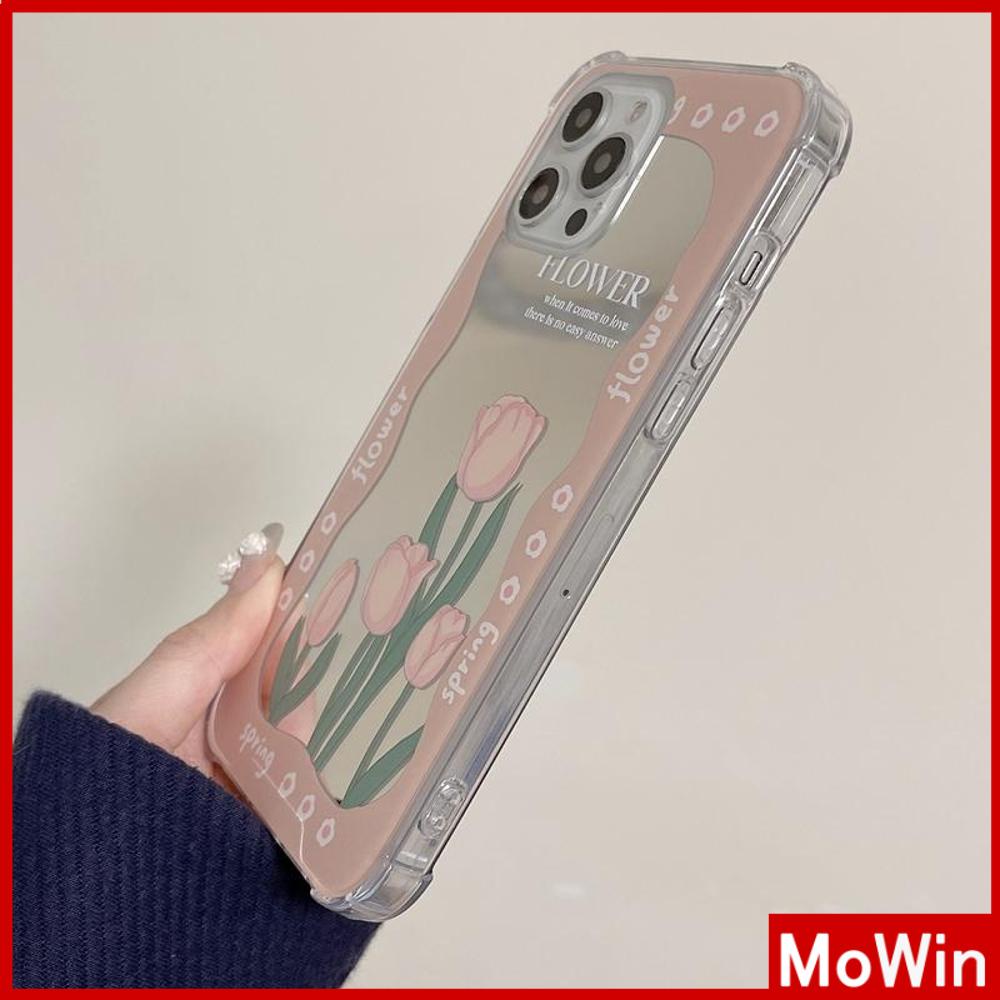 Ốp điện thoại acrylic chống sốc mặt gương HD bảo vệ camera thích hợp cho iPhone 11 13 Pro Max 12 Pro Max 7 Plus xr