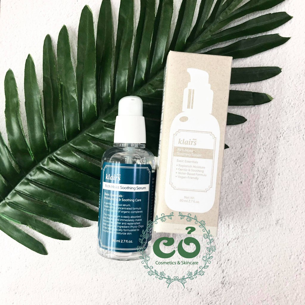 Tinh Chất Dưỡng Ẩm Klairs Rich Moist Soothing Serum 80ml | BigBuy360 - bigbuy360.vn