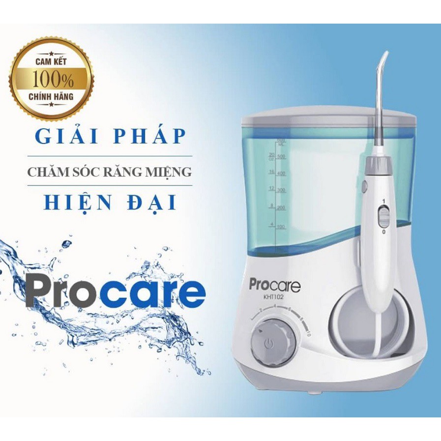 [QUÀ TẶNG HẤP DẪN] Máy tăm nước Procare KHT102 nhập khẩu chính hãng