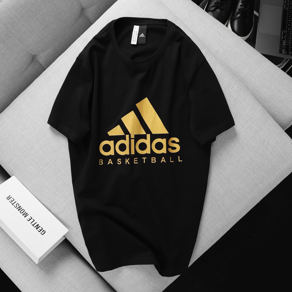 Áo Thun Nam Cao Cấp Adidas Chất Liệu Cotton Co Giãn 4 Chiều, Áo Phông Nam Adidas Hợp Thời Trang Phong Cách Trẻ Trung