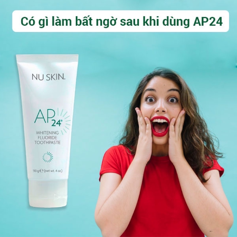 Kem đánh răng AP24 Nuskin Whitening Fluoride Toothpaste 110g của Mỹ