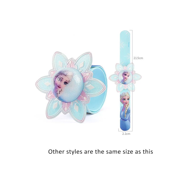 New Anime My Little Pony Elsa Rotate Glowing Quicksand Kids Cartoon Hand Circle