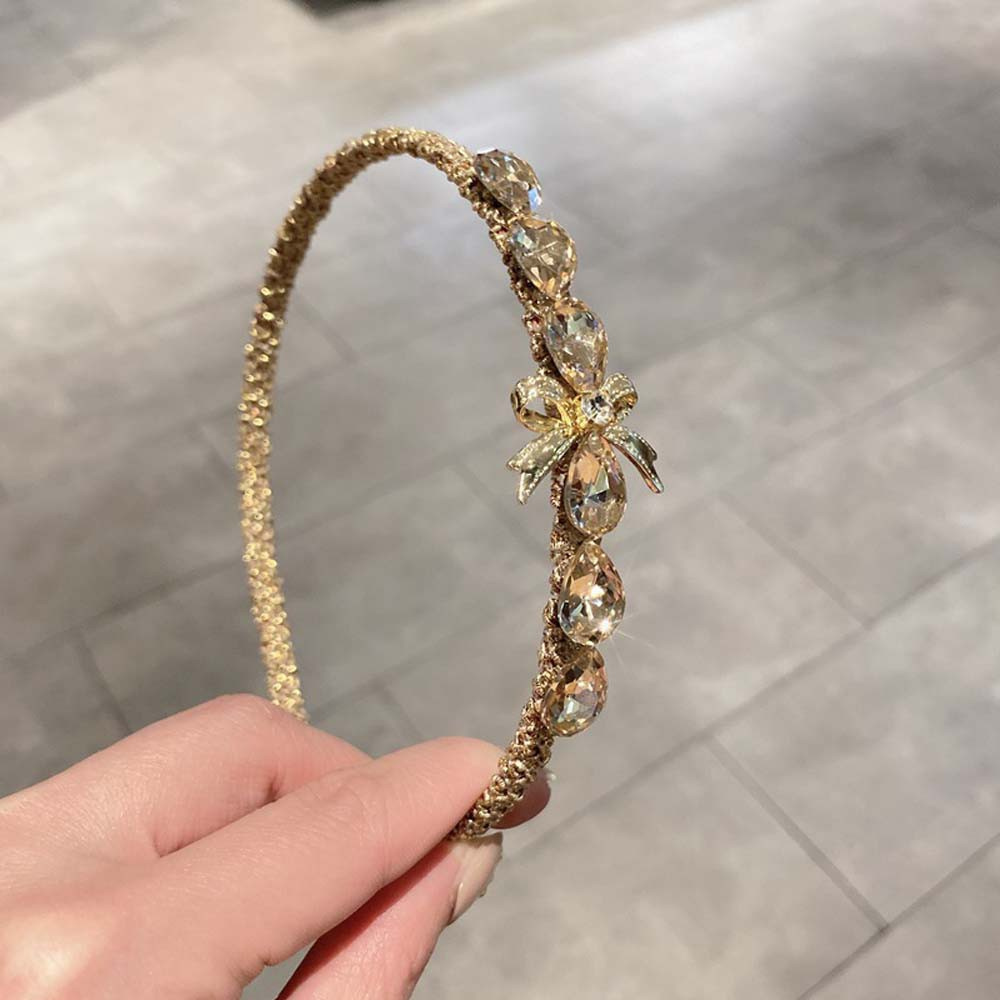 Băng Đô Cài Tóc Đính Nơ Phong Cách Hàn Quốc Đơn Giản Thời Trang Cho Nữ