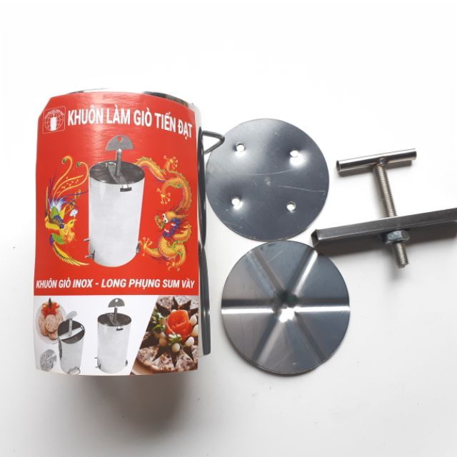 COMBO 2 KHUÔN LÀM GIÒ CHẢ INOX LOẠI 1KG - MITUHOME - DÙNG LÀM GIÒ CHẢ, GIÒ THỦ