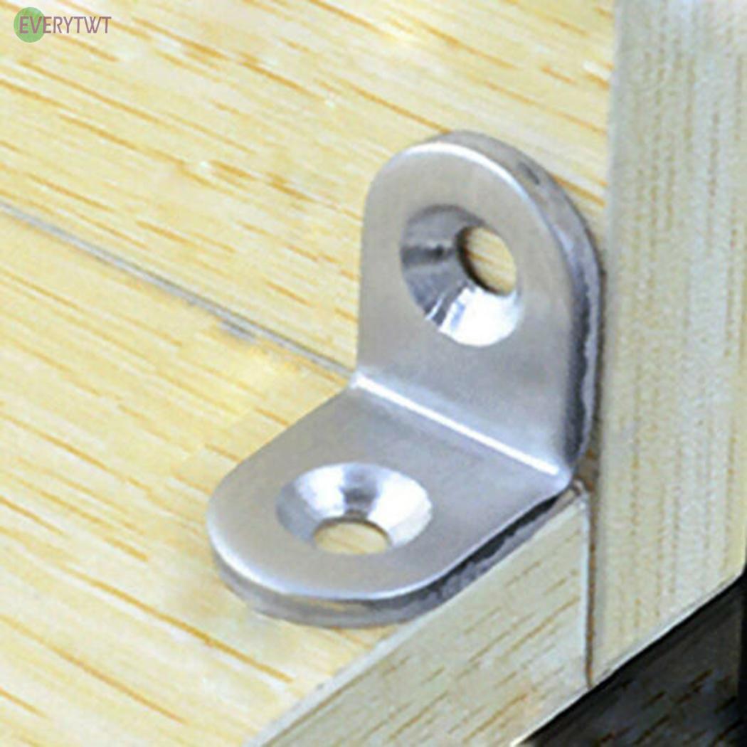 Bộ 10 Giá Đỡ Góc Vuông 90 Độ Bằng Thép Không Gỉ