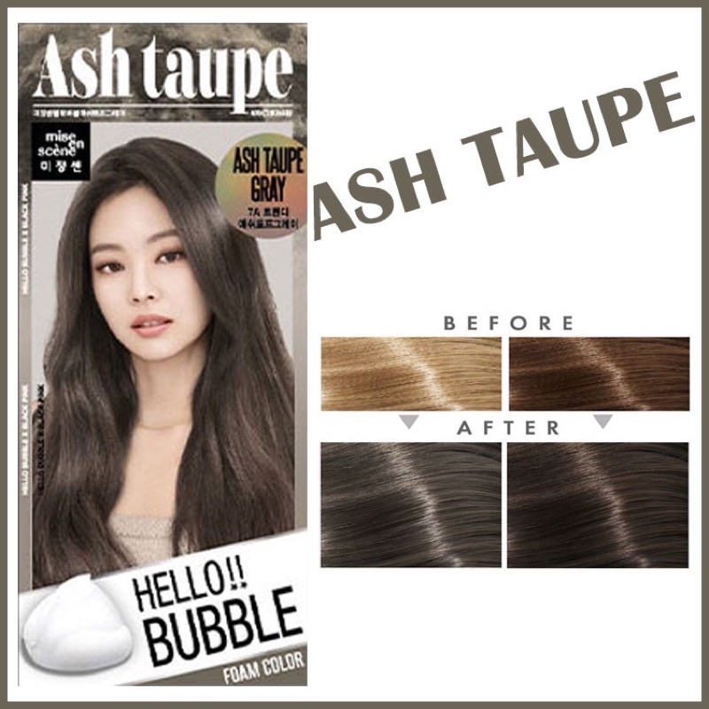 Black Pink's Choice- Thuốc Gội Nhuộm Tóc Dạng Bọt Miseen Hello Bubble Foam Color 2019