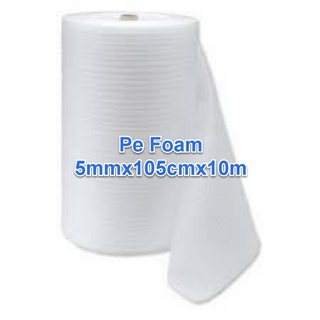 10m Mút Pe Foam Trắng Dày 5mm, Chống Sốc Gói Hàng