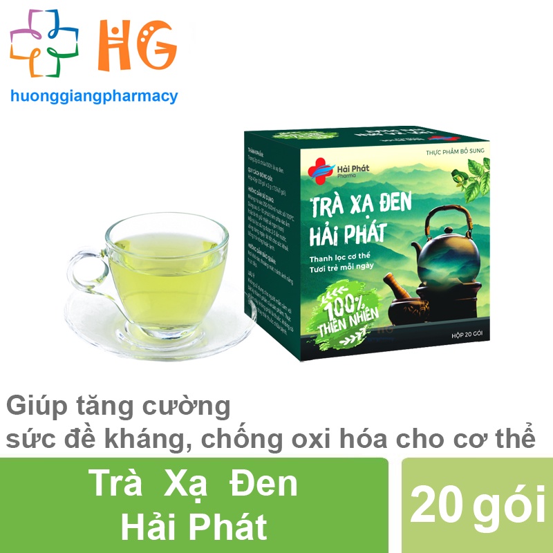 Trà xạ đen hải phát thanh lọc cơ thể tươi trẻ mỗi ngày Hộp 20 gói