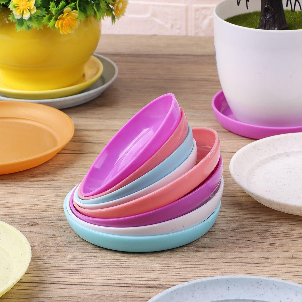 Bộ 2 Khay Đựng Đĩa / Chậu Hoa Bằng Nhựa Dày Dặn Chịu Được Sức Nặng