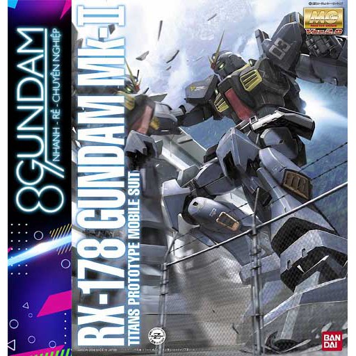 Mô Hình Lắp Ráp Gundam MG RX-178 Mk-II ver 2.0 Titans