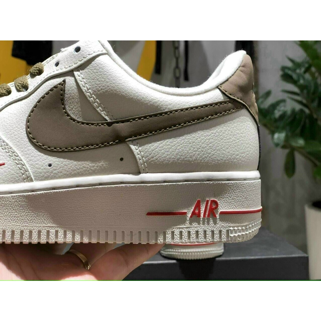 Giày Sneaker AF1 custom Vệt nâu chất lượng nguyên bản MSN2371