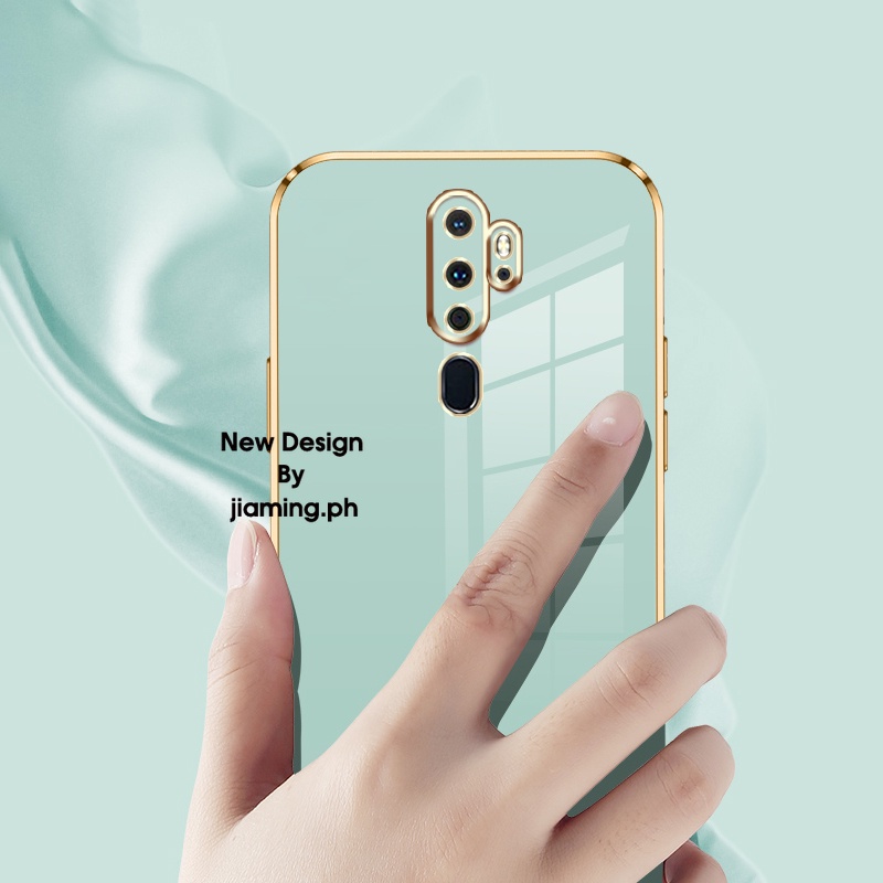 Ốp Điện Thoại Mềm Màu Kẹo Thiết Kế Sang Trọng Có Dây Đeo Cho OPPO A9 2020 A5 2020 2022
