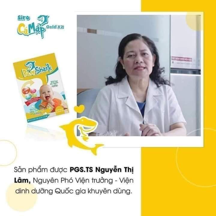 Siro Cá Mập Gold X2 - Siro Ăn Ngon Baby Shark - Giúp Trẻ Ăn Ngon, Hết Táo Bón, Tăng Cân Tự Nhiên - Hàng Chính Hãng