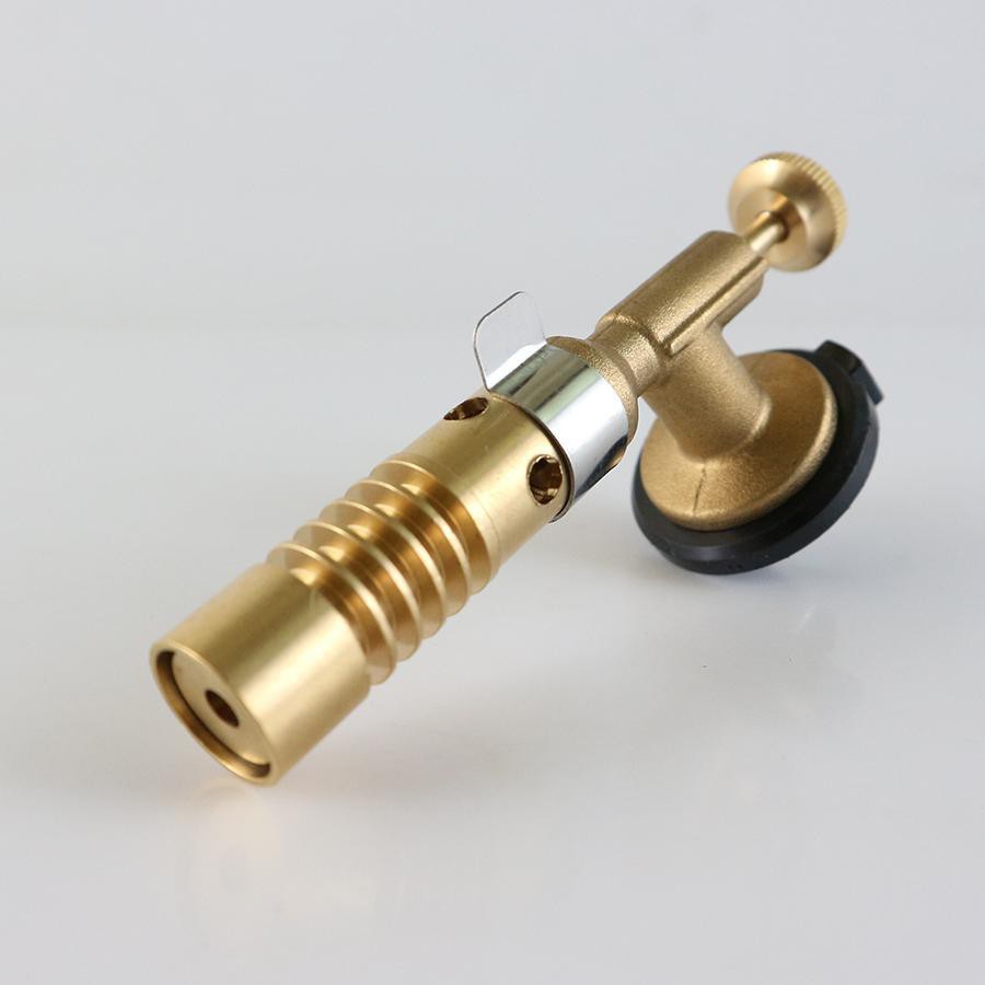 Sẵn hàng-Đèn khò ga - khò gas đồng 100% nguyên khối cao cấp (Núm điều chỉnh nhiệt độ 1300 độ C)-Hàng cao cấp