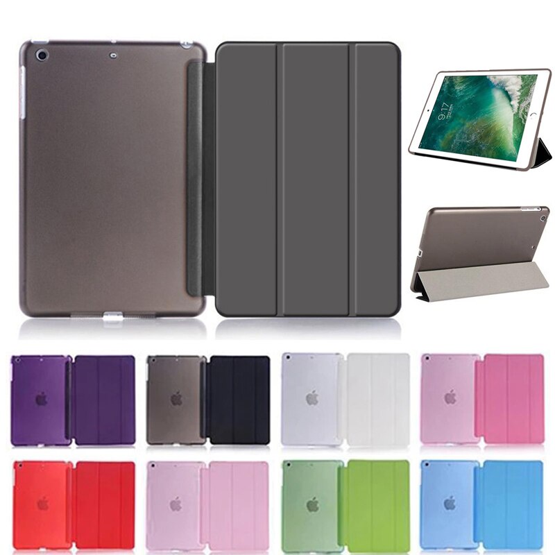 Ốp máy tính bảng nắp lật nam châm thông minh chống sốc cho Apple iPad 10.2 9th Air Mini 1 2 3 4 5 6 7 8 Pro 11 2020 2021