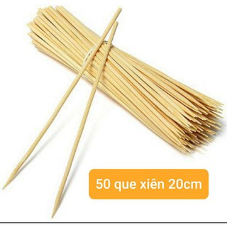 Bó 50 que xiên thịt nướng, làm đồ handmade