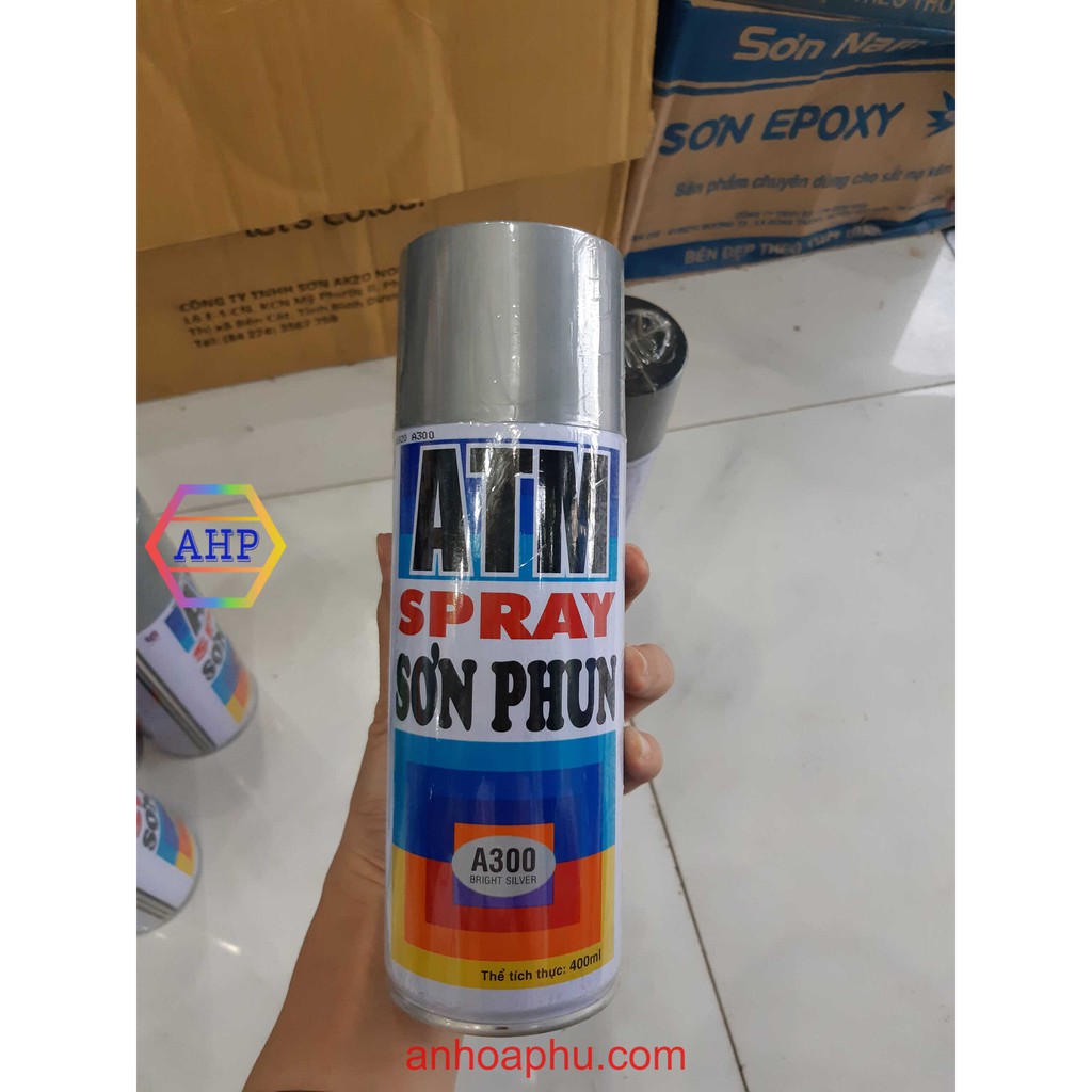 Sơn xịt ATM - bình xịt cầm tay 400ml nhiều màu