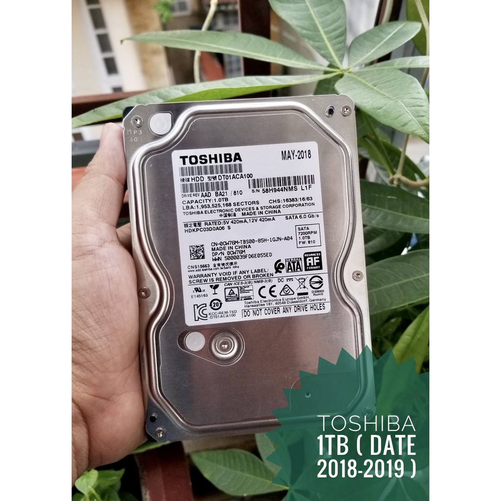 Ổ Cứng HDD 1TB 7200rpm Cho PC Desktop _  3.5" SATA 3 _ Hàng Chất Lượng. | BigBuy360 - bigbuy360.vn