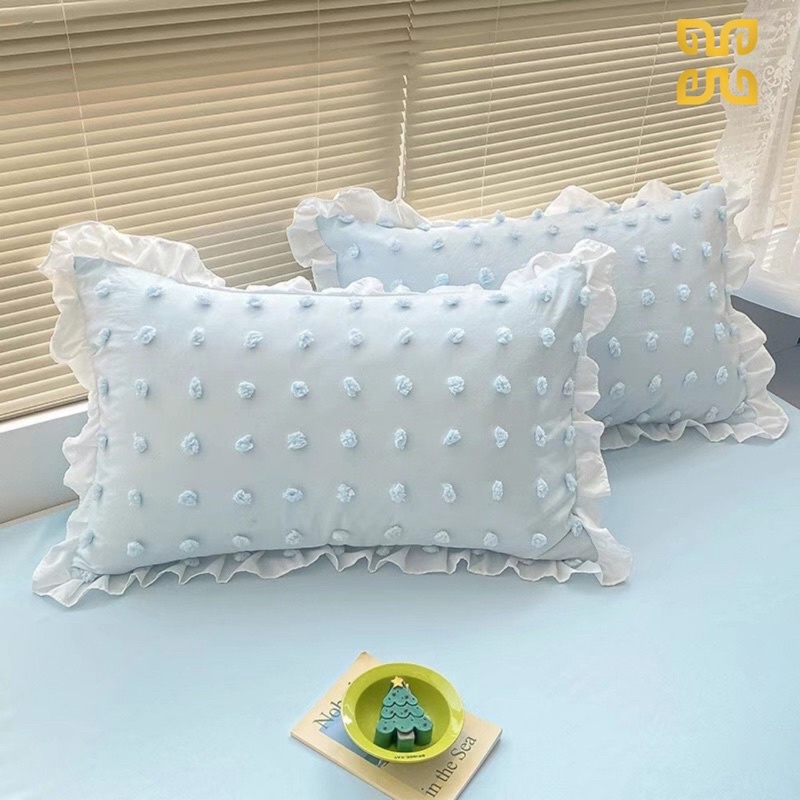 Bộ đũi bèo chăn trần mềm mại thoáng mát,bộ đũi 4 món chăb trần mềm mại